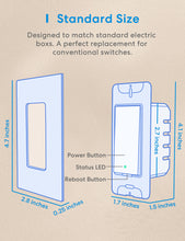Load image into Gallery viewer, Meross Single Pole Smart Light Switch, MSS510HK