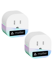 Load image into Gallery viewer, Meross Matter Smart Wi-Fi Plug Mini, MSS115, 2 Pack
