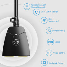 Load image into Gallery viewer, Meross Indoor/Outdoor Smart Plug, MSS620BHK