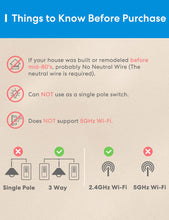 Load image into Gallery viewer, Meross Smart 3 Way Dimmer Switch Kit, MSS570HK