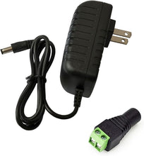 Load image into Gallery viewer, 12 VDC Power Supply, with Screw Terminal Socket Connector