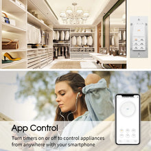 Load image into Gallery viewer, Minoston MT10W Wi-Fi 4 Hour Countdown Timer Switch for Bathroom Fans