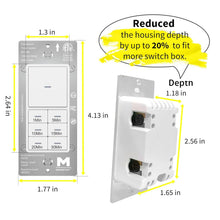 Load image into Gallery viewer, Minoston MT13N 30 Minutes Countdown Timer Switch for Bathroom Fans