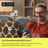Load image into Gallery viewer, Minoston MP25M Matter Smart Plug Compatible with Google Home and Alexa (2-Pack)