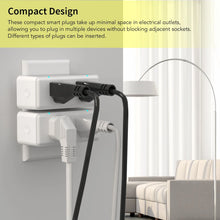 Load image into Gallery viewer, Minoston MP26Z Z-Wave 800 Long Range Series Dual ON OFF Smart Plug