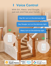 Load image into Gallery viewer, Meross 3 Way Smart Light Switch, MSS550HK