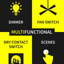 Load image into Gallery viewer, Zooz ZEN30 800LR 800 Series Z-Wave Long Range Double Switch (White) For Light & Fan Combo