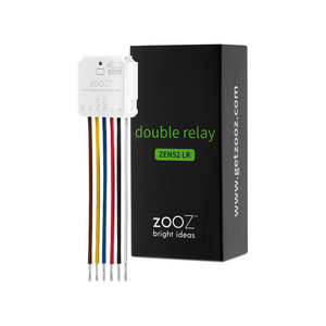 Zooz ZEN52 LR 700 Series Z-Wave Plus Long Range Double Relay