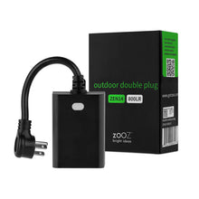 Load image into Gallery viewer, Zooz ZEN14 800LR 800 Series Z-Wave Long Range Outdoor Double  Plug