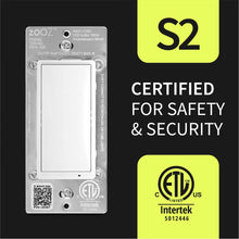 Load image into Gallery viewer, Zooz ZEN71 800 Series Z-Wave Long Range On/Off Switch