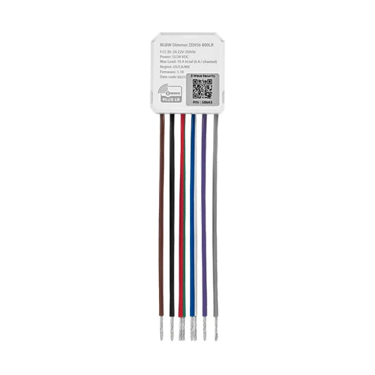 Zooz ZEN56 800LR Series Z-Wave Long Range RGBW Dimmer for 12-24 V Zooz ZEN56 800LR Series Z-Wave Long Range RGBW Dimmer for 12-24 V
