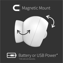 Load image into Gallery viewer, Zooz ZSE18 800 SERIES Z-Wave Long Range Motion Sensor with Magnetic Base (Battery or USB Power)
