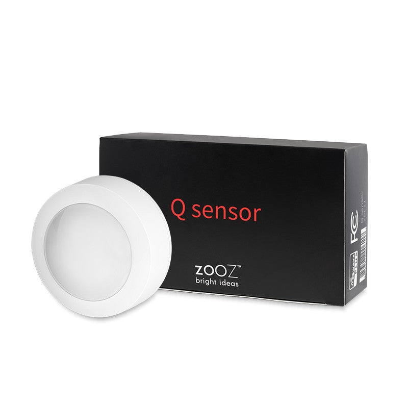 Zooz ZSE11 800LR  800 Series Z-Wave Long Range Q Sensor | Motion, Temp, Humidity, Light