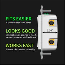 Load image into Gallery viewer, Zooz ZEN76 800 Series Z-Wave Long Range S2 On/Off Wall Switch