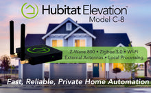 Load image into Gallery viewer, Hubitat Elevation Model C-8 Home Automation Hub