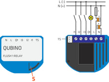 Load image into Gallery viewer, Qubino ZMNHAD3 Flush 1 Relay Module