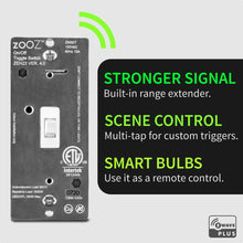 Load image into Gallery viewer, Zooz ZEN23 Z-Wave Plus On/Off Toggle Switch