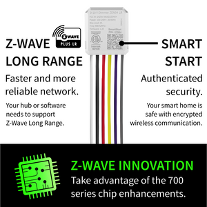 Zooz ZEN54 LR 700 Series Z-Wave Plus Long Range 0-10 V Dimmer