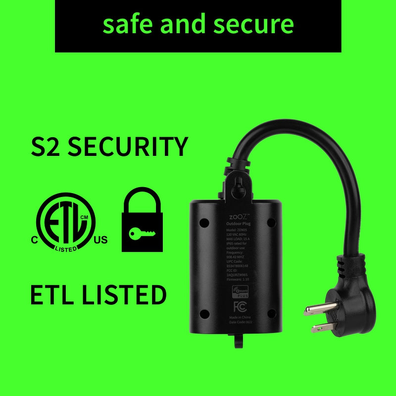Zooz 700 Series Z-Wave Plus Smart Plug ZEN04