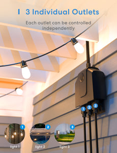 Meross Smart Outdoor Smart Plug, MSS630HK