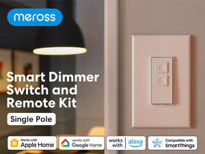 Meross Smart Dimmer Switch and Remote Kit, MSS565HK