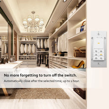 Load image into Gallery viewer, Minoston MT11N 1 Hour Countdown Timer Switch for Bathroom Fans
