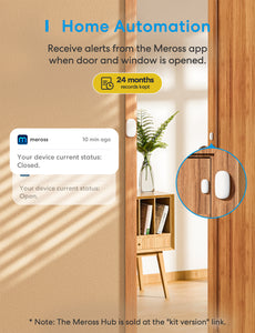 Meross Smart Door and Window Sensor Kit, MS200HHK