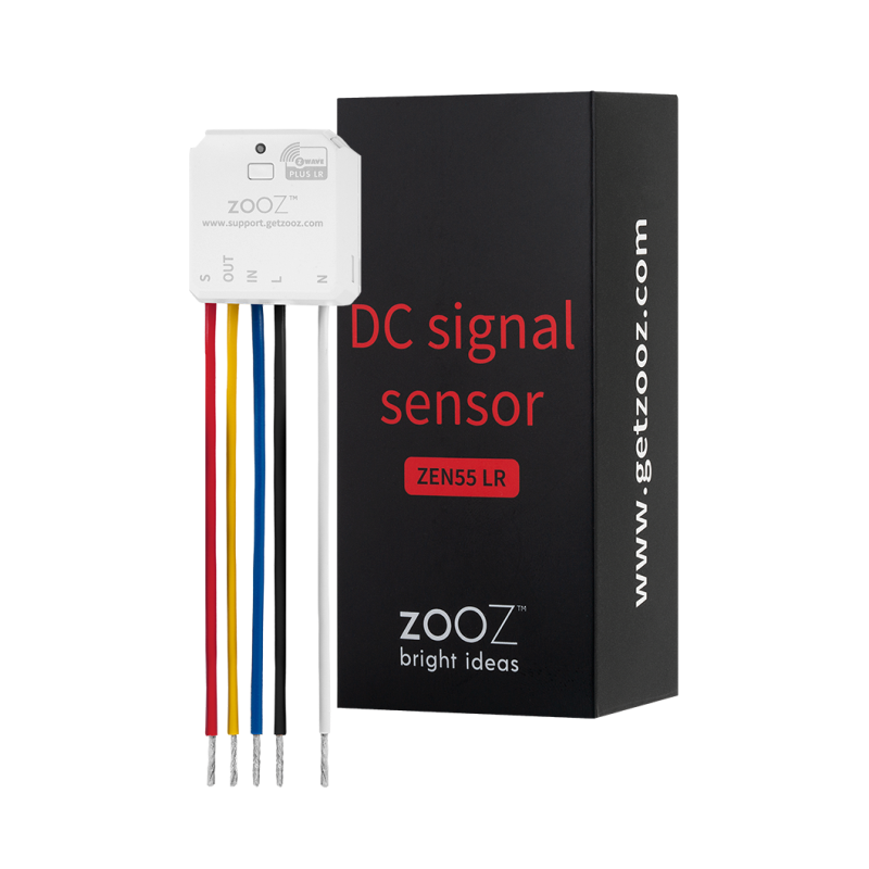 Zooz ZEN55 LR 800 Series Z-Wave Plus Long Range Smoke and CO Detector Bridge