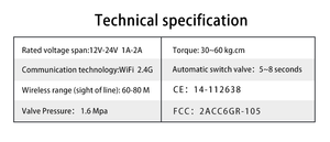 GR-ZB-105 Zigbee Water/Gas Valve