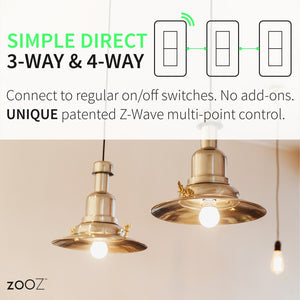 Zooz ZEN74 800 Series Z-Wave Long Range S2 Toggle Dimmer Switch