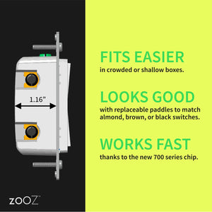 Zooz ZEN71 800 Series Z-Wave Long Range On/Off Switch