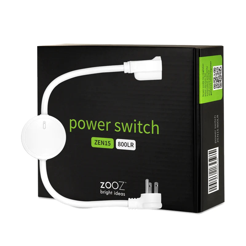 Zooz ZEN15 800 Series Z-Wave Plus Long Range Power Switch For Heavy Duty Appliances