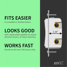 Load image into Gallery viewer, Zooz ZEN72 800 Series Z-Wave Long Range Dimmer Switch
