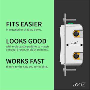 Zooz ZEN72 800 Series Z-Wave Long Range Dimmer Switch