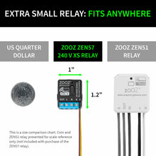 Load image into Gallery viewer, Zooz ZEN57 800LR Series Z-Wave Long Range 240V XS Relay
