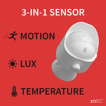 Load image into Gallery viewer, Zooz ZSE70 800 Series Long Range Outdoor Motion Sensor | Motion, Temp, Lux
