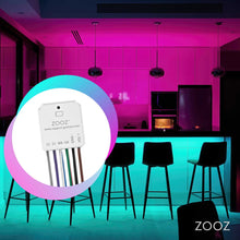 Load image into Gallery viewer, Zooz ZEN56 800LR Series Z-Wave Long Range RGBW Dimmer for 12-24 V LED Strips
