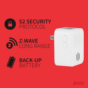 Zooz ZSE50 800LR Series Z-Wave Long Range Low Siren & Chime
