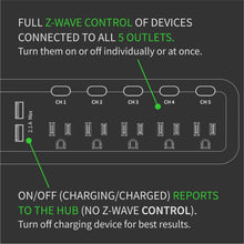 Load image into Gallery viewer, Zooz ZEN20 800 Series Z-Wave Long Range Power Strip 800LR
