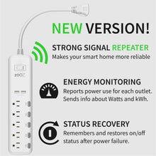 Load image into Gallery viewer, Zooz ZEN20 800 Series Z-Wave Long Range Power Strip 800LR
