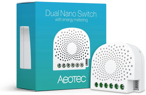 Aeotec ZW132 Dual Nano Switch with Power Metering