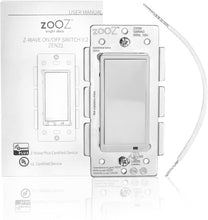 Load image into Gallery viewer, Zooz ZEN21 Z-Wave Plus On Off Wall Switch
