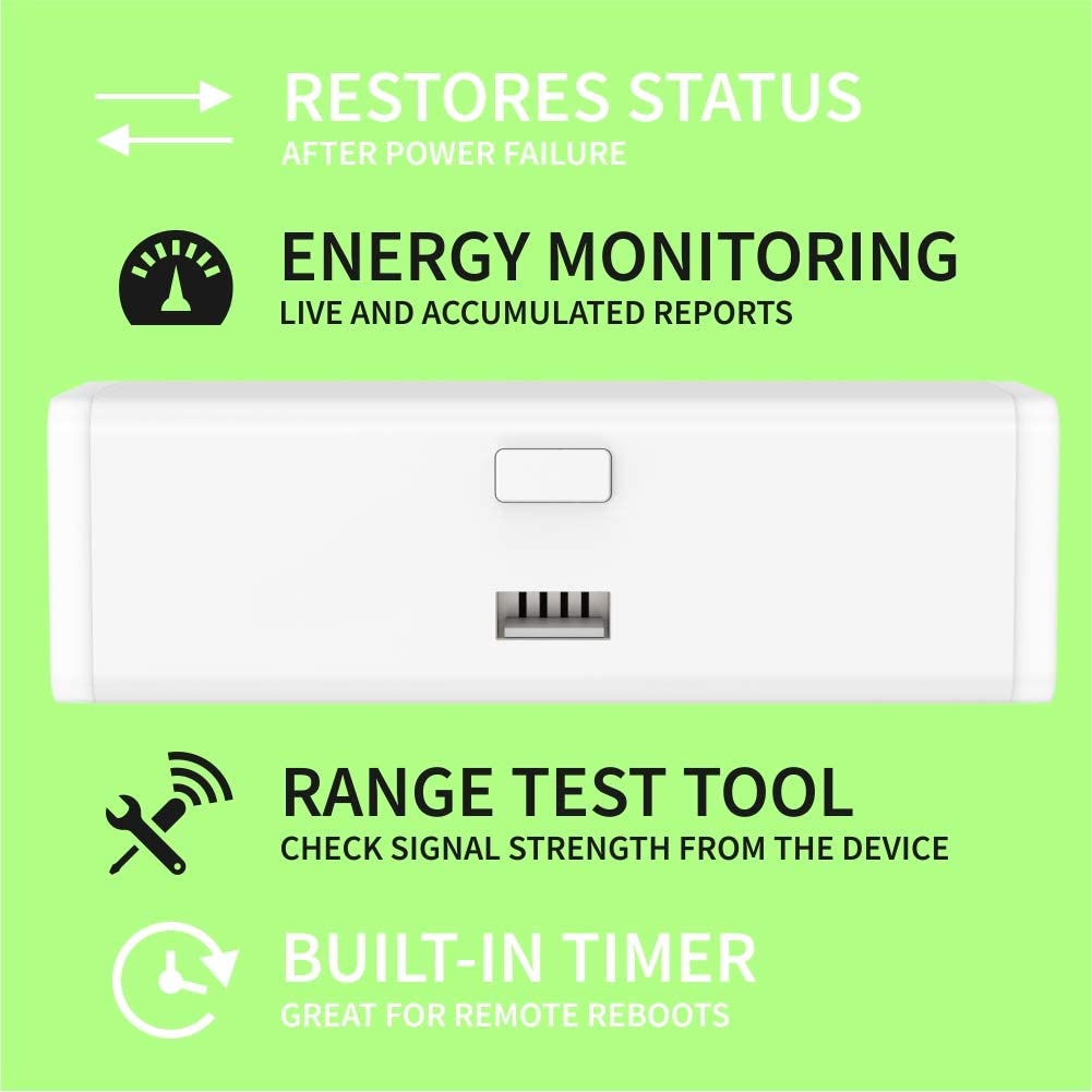 Zooz ZEN25 Z-Wave Plus S2 Double Plug – Home Tech Solution