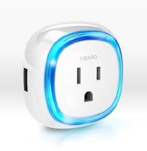 Load image into Gallery viewer, FIBARO FGWPB-121 Z-Wave Plus Wall Plug with USB Charging Port
