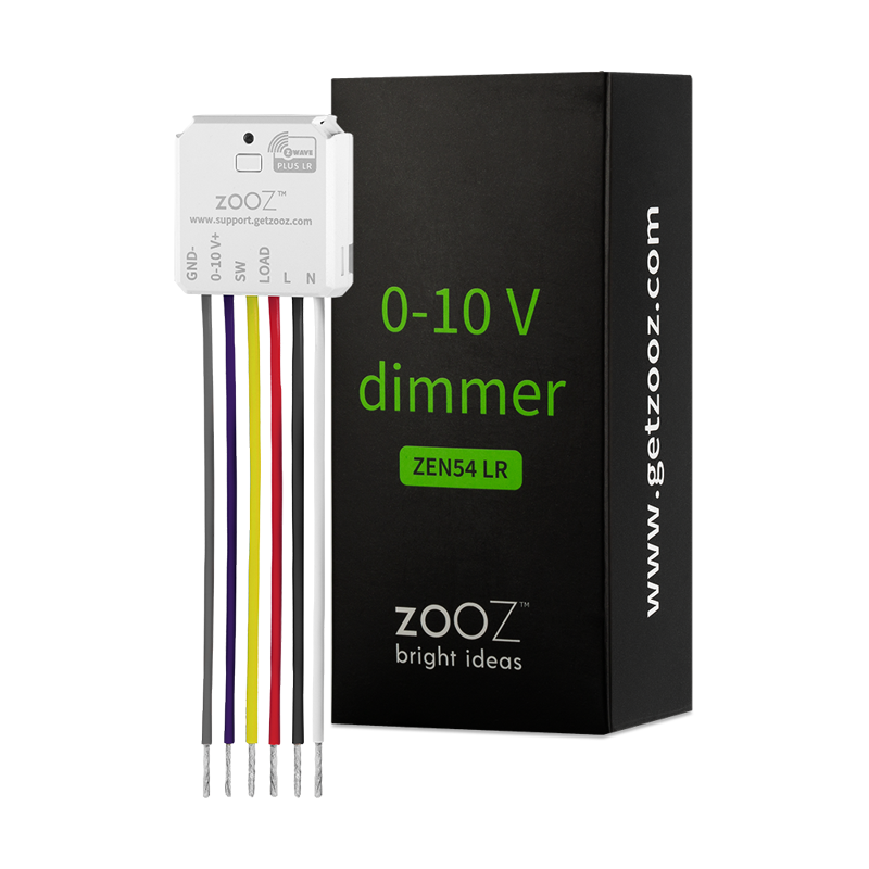 Zooz ZEN54 LR 700 Series Z-Wave Plus Long Range 0-10 V