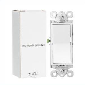 Zooz Momentary In-Wall Switch ZAC99 For Z-wave Dimmer Modules