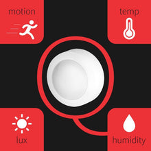 Load image into Gallery viewer, Zooz ZSE11 Z-Wave Plus Q Sensor | Motion, Temp, Humidity, Light
